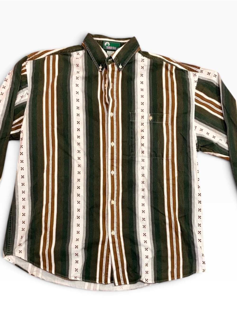 Vtg Timber Trail Men’s Heavy Western Style Button Down Long Sleeve Shirt